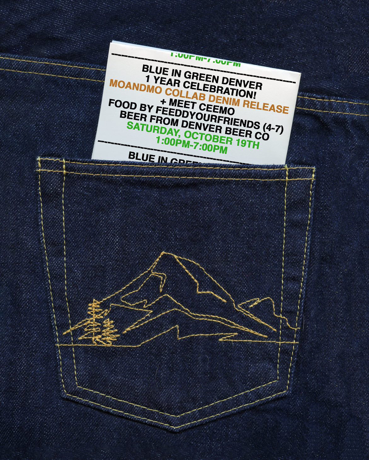 MOANDMO × BLUE IN GREEN DENVER Collaboration 2024